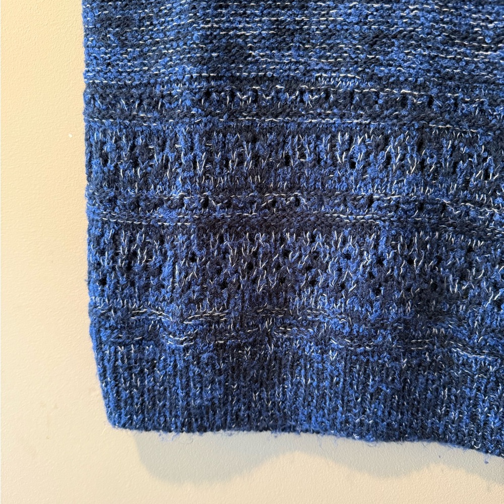 Cleo Petites Blue Cowl Neck Tunic Sweater - Picture 9 of 12